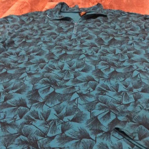 Vintage XL early 90s REI natural print quarter zip pullover - Picture 3 of 3